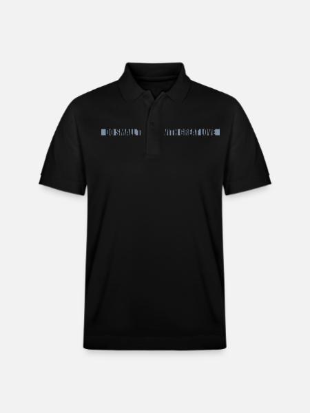 Quote do small things - Stanley/Stella Unisex Organic Polo Shirt PREPSTER - black