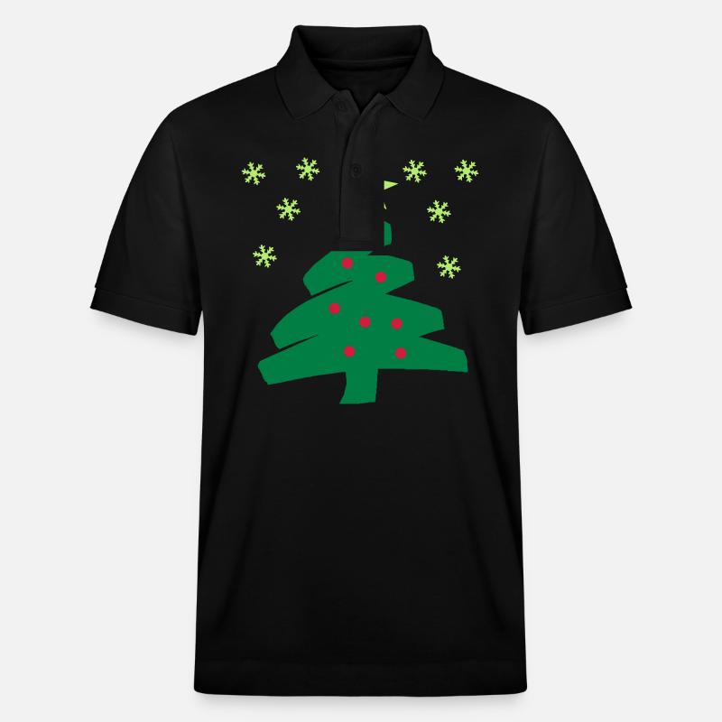 Schnee - Stanley/Stella Unisex Bio-Poloshirt PREPSTER - Schwarz