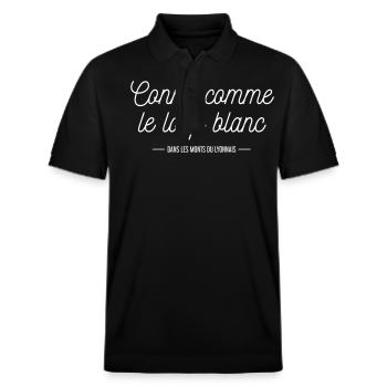 Connu comme le loup blanc - Polo PREPSTER bio Stanley/Stella Unisexe - noir - Devant - Roxy (174cm) & Andy (188cm)