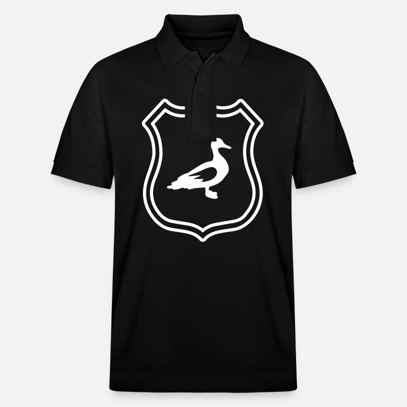Ente Wappen - Stanley/Stella Unisex Bio-Poloshirt PREPSTER - Schwarz