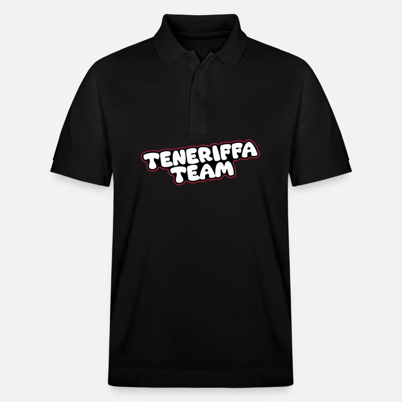 Teneriffa Team - Stanley/Stella Unisex Bio-Poloshirt PREPSTER - Schwarz