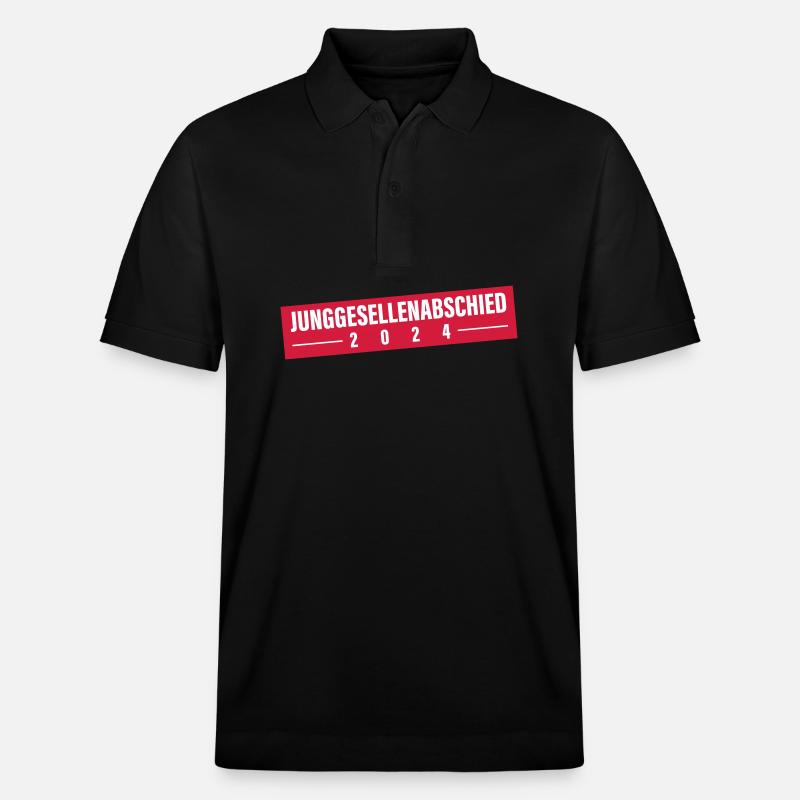 Junggesellenabschied 2024 - Stanley/Stella Unisex Bio-Poloshirt PREPSTER - Schwarz