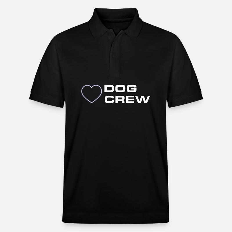 Dog Crew - Stanley/Stella Unisex Bio-Poloshirt PREPSTER - Schwarz