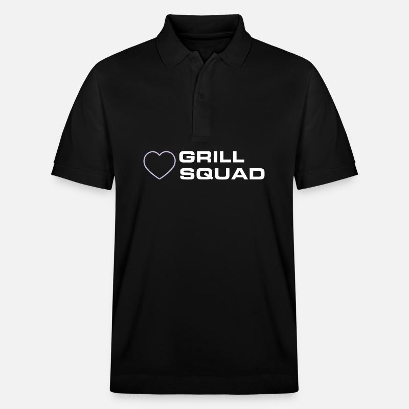 Grill Squad - Stanley/Stella Unisex Bio-Poloshirt PREPSTER - Schwarz