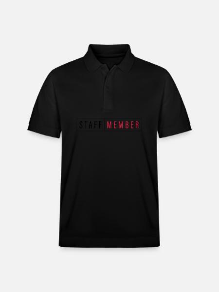 Staff Member - Stanley/Stella Unisex Organic Polo Shirt PREPSTER - black