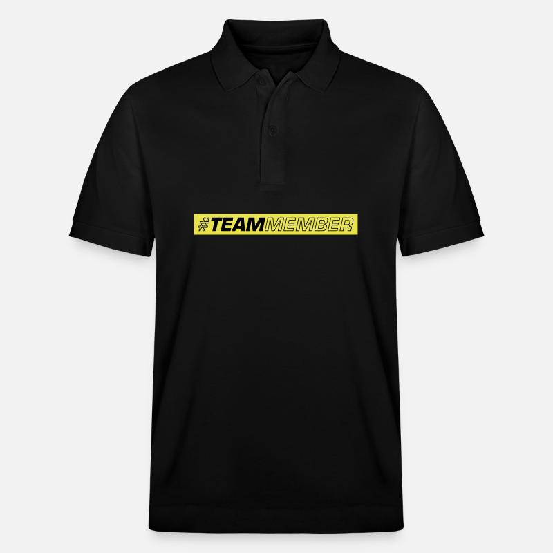 Team Symbol - Stanley/Stella Unisex Bio-Poloshirt PREPSTER - Schwarz