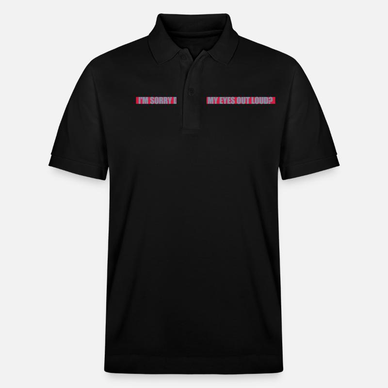 Roulez mes yeux - Polo PREPSTER bio Stanley/Stella Unisexe - noir