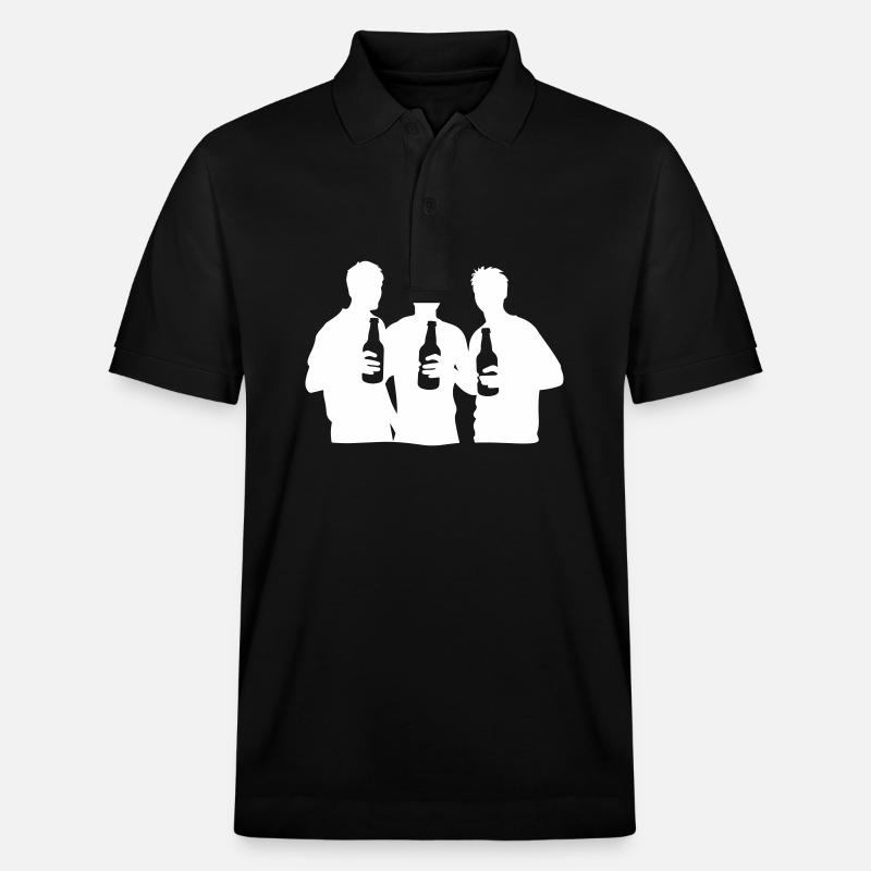 Team Gruppe Mannschaft - Stanley/Stella Unisex Bio-Poloshirt PREPSTER - Schwarz