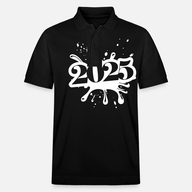 2025 klecks - Stanley/Stella Unisex Bio-Poloshirt PREPSTER - Schwarz