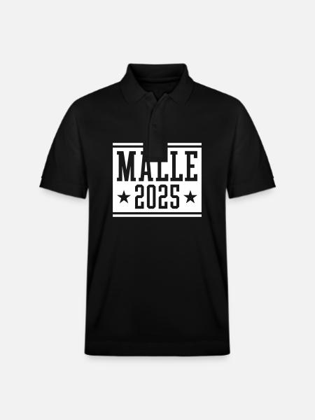 Malle 2025 - Stanley/Stella Unisex Organic Polo Shirt PREPSTER - black