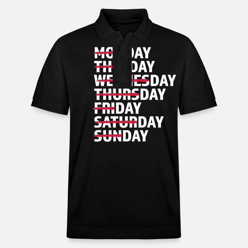 Tous les jours Jour Jour - Polo PREPSTER bio Stanley/Stella Unisexe - noir