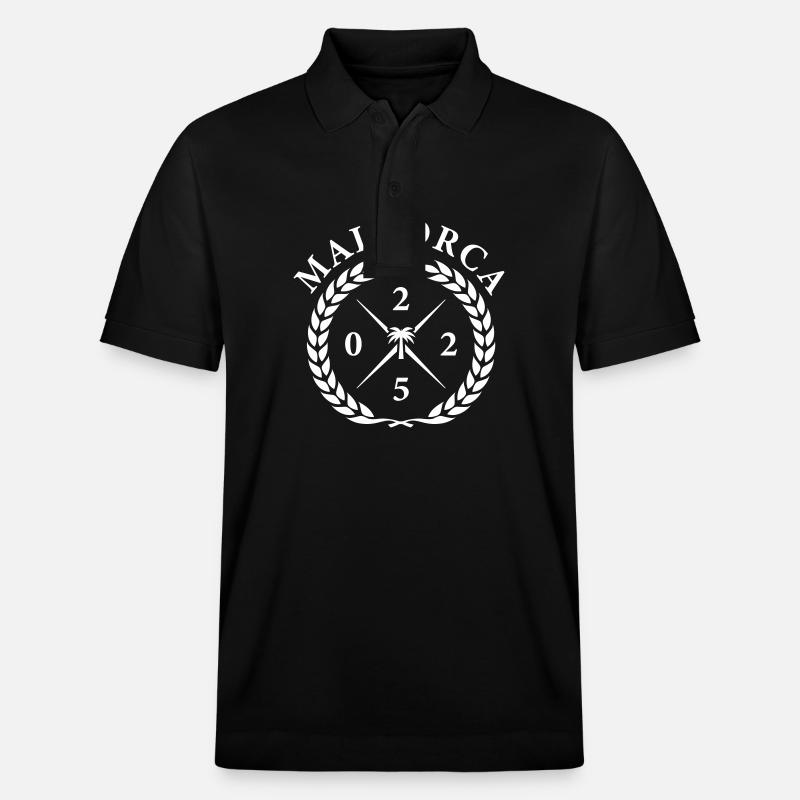 Majorque 2025 - Polo PREPSTER bio Stanley/Stella Unisexe - noir