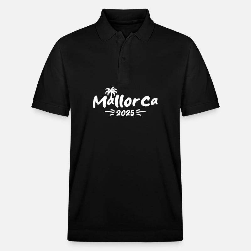 Majorque 2025 - Polo PREPSTER bio Stanley/Stella Unisexe - noir