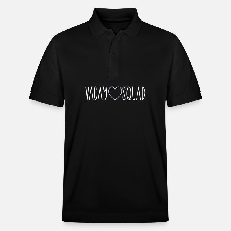 Cœur de l’escouade Vacay - Polo PREPSTER bio Stanley/Stella Unisexe - noir