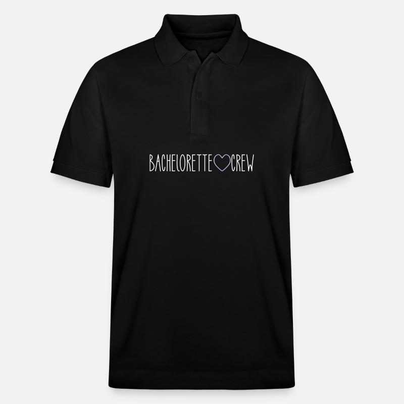 Bachelorette Crew Coeur - Polo PREPSTER bio Stanley/Stella Unisexe - noir