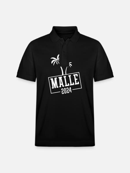 Malle 2024 Team Mallorca - Stanley/Stella Unisex Organic Polo Shirt PREPSTER - black