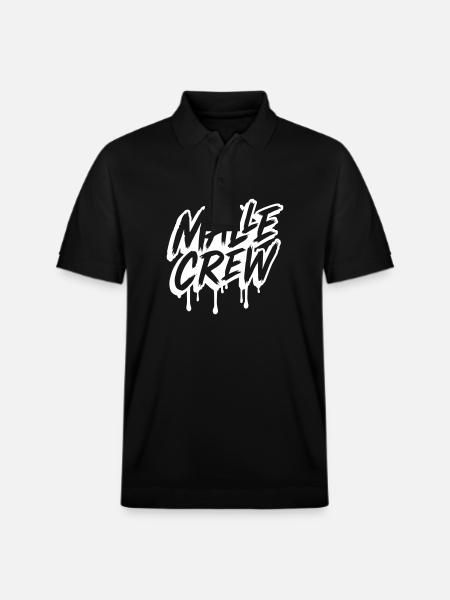 Malle Crew - Stanley/Stella Unisex Organic Polo Shirt PREPSTER - black