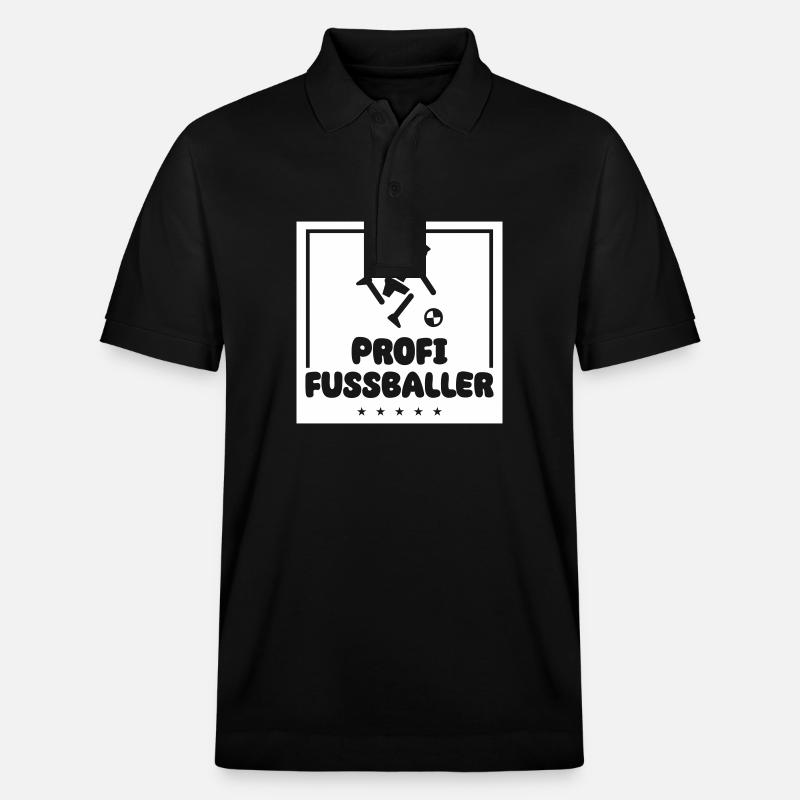 Fussball Profi - Stanley/Stella Unisex Bio-Poloshirt PREPSTER - Schwarz