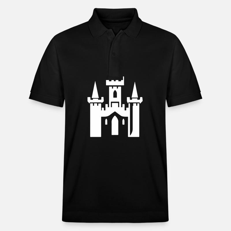 Château Symbole Château - Polo PREPSTER bio Stanley/Stella Unisexe - noir
