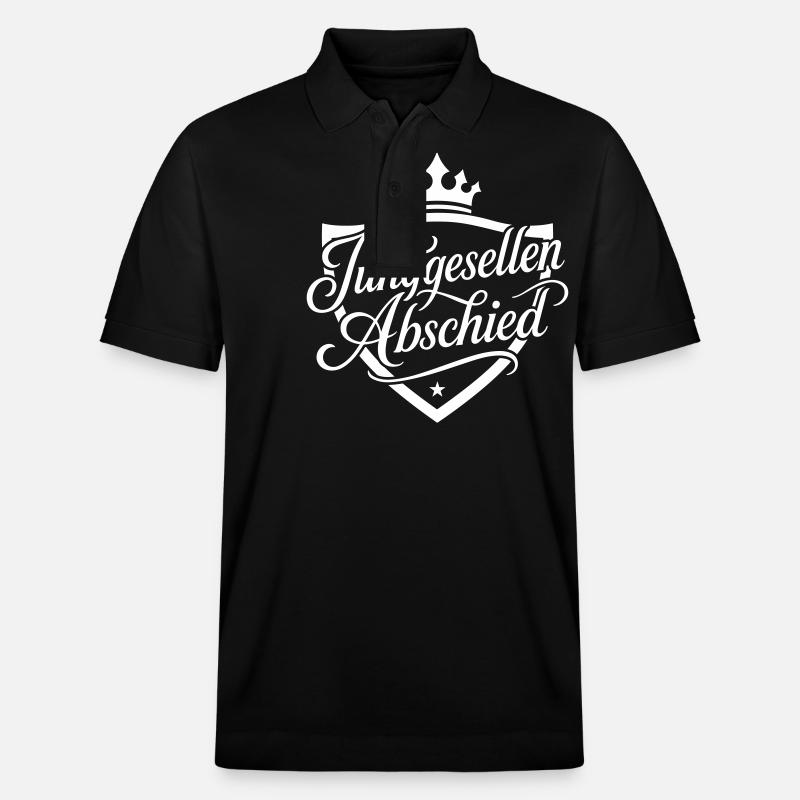 Junggesellenabschied Logo Jga - Stanley/Stella Unisex Bio-Poloshirt PREPSTER - Schwarz