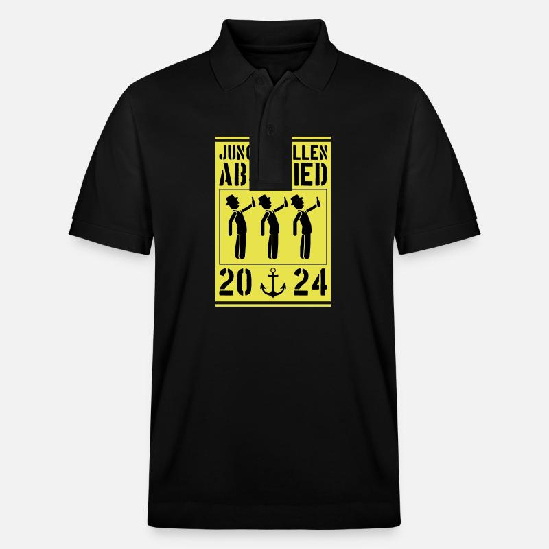 Junggesellenabschied 2024 - Stanley/Stella Unisex Bio-Poloshirt PREPSTER - Schwarz