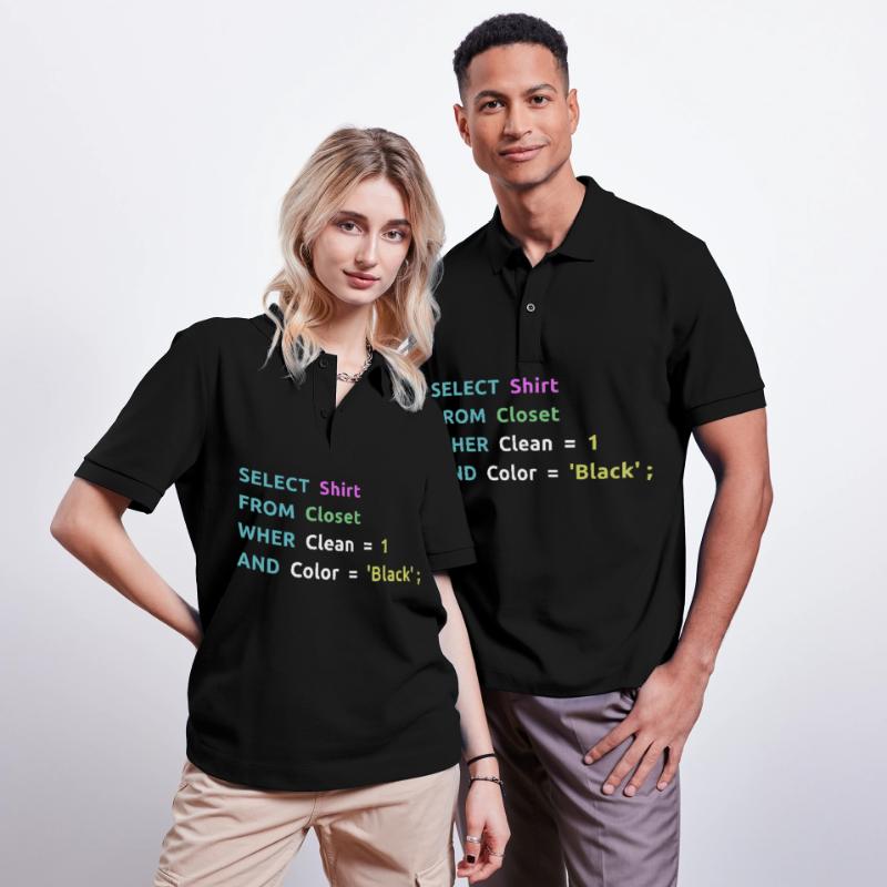 Nerd Computer Computer Work Coder Gift Idea Stanley/Stella Unisex Organic Polo Shirt PREPSTER