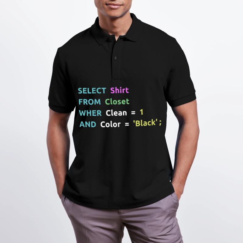 Nerd Computer Computer Work Coder Gift Idea Stanley/Stella Unisex Organic Polo Shirt PREPSTER