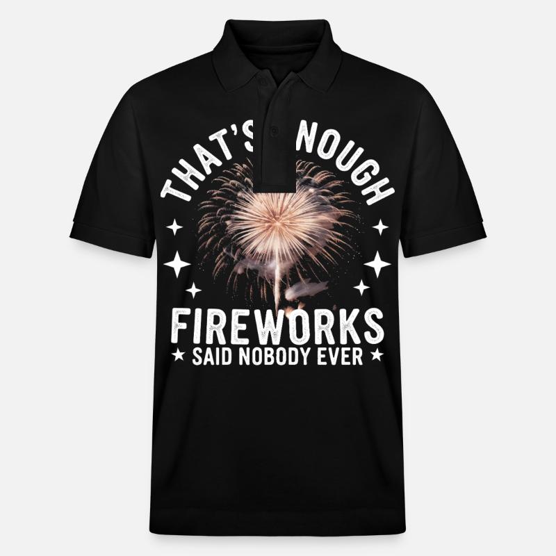 Pyrotechnie Feux d’artifice Pyrotechnie - Polo PREPSTER bio Stanley/Stella Unisexe - noir