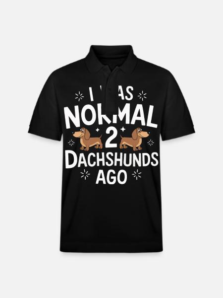 Dackel Hund - Stanley/Stella Unisex Bio-Poloshirt PREPSTER - Schwarz