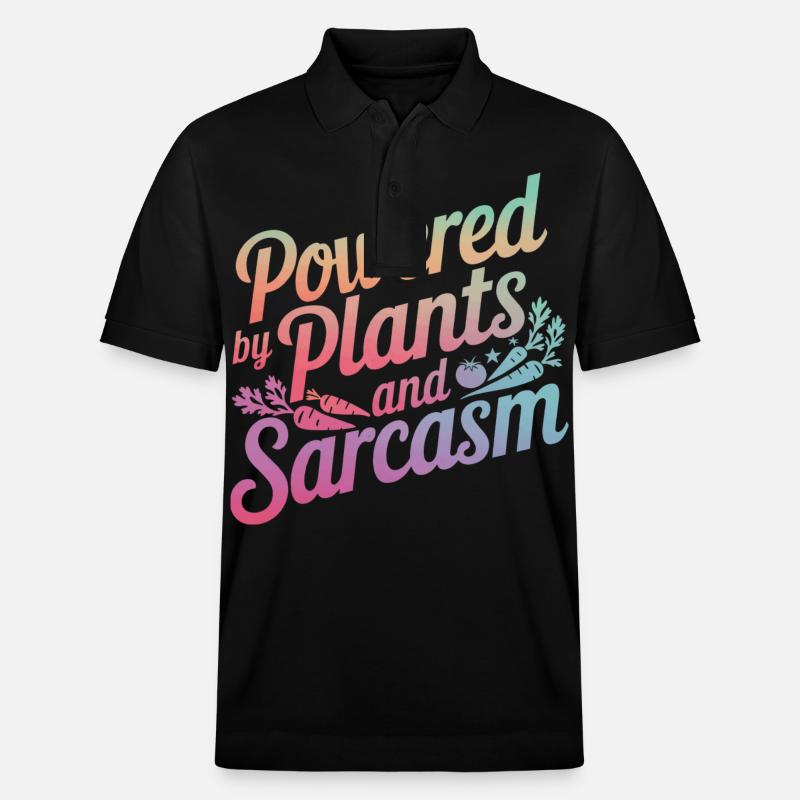 Végétarien Végétalien Végétarien Végétarien - Polo PREPSTER bio Stanley/Stella Unisexe - noir