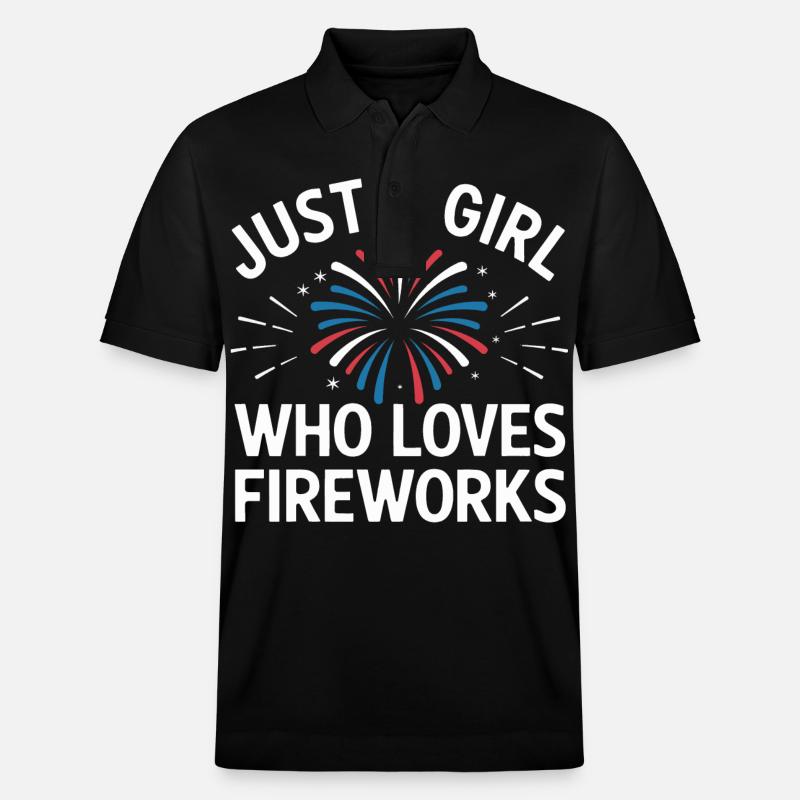Pyrotechnie Feux d’artifice Pyrotechnie - Polo PREPSTER bio Stanley/Stella Unisexe - noir