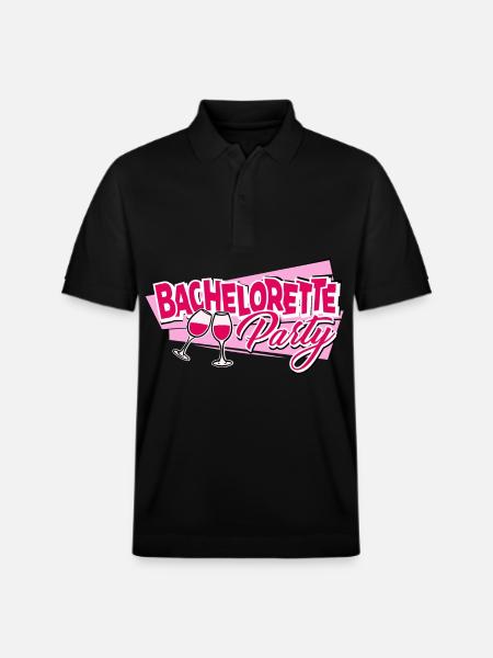 Bachelorette party - Stanley/Stella Unisex Organic Polo Shirt PREPSTER - black
