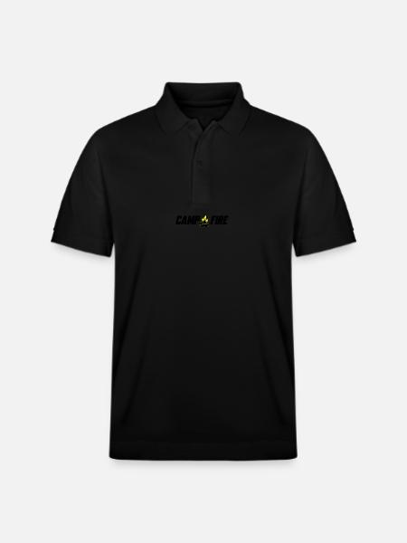Campfire - Stanley/Stella Unisex Organic Polo Shirt PREPSTER - black