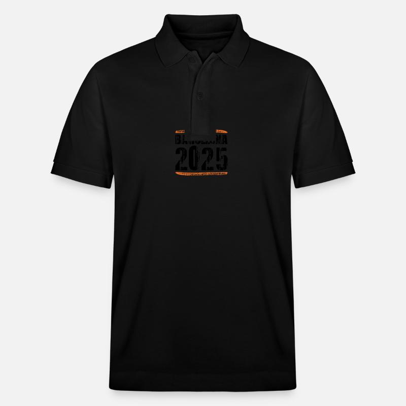 Barcelona 2025 Spruch - Stanley/Stella Unisex Bio-Poloshirt PREPSTER - Schwarz