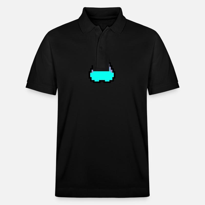 Pixel Küken - Stanley/Stella Unisex Bio-Poloshirt PREPSTER - Schwarz