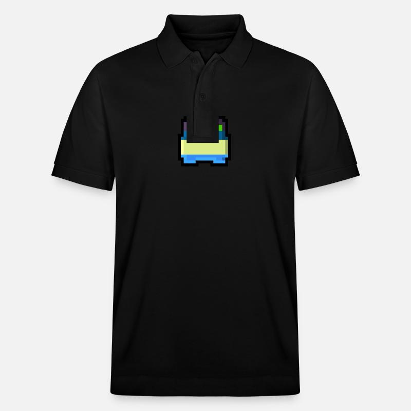 Pixel Smile - Stanley/Stella Unisex Bio-Poloshirt PREPSTER - Schwarz