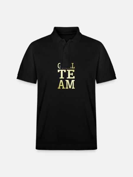 Grill Team - Stanley/Stella Unisex Organic Polo Shirt PREPSTER - black