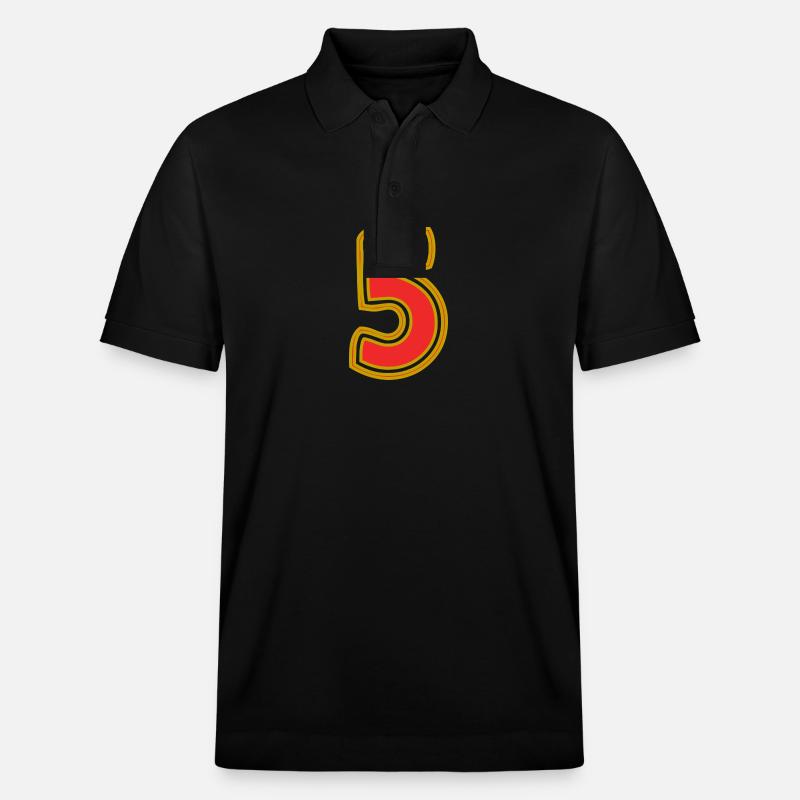 5 - Stanley/Stella Unisex Bio-Poloshirt PREPSTER - Schwarz