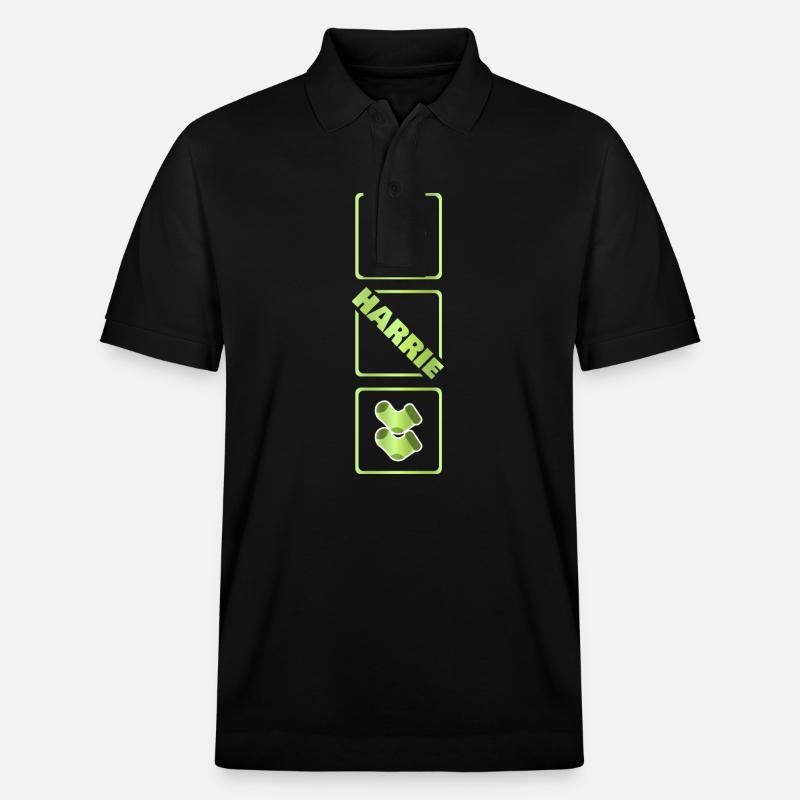 Harrie - Polo PREPSTER bio Stanley/Stella Unisexe - noir