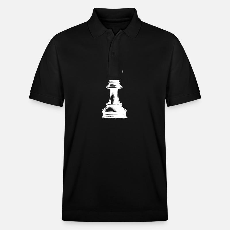 Jeu d’échecs Pièces d’échecs Dames - Polo PREPSTER bio Stanley/Stella Unisexe - noir