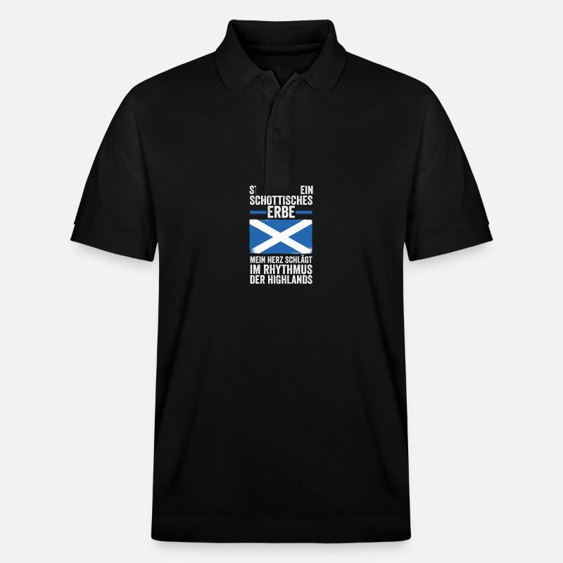 Ecossais Ecosse Ecosse Ecosse - Polo PREPSTER bio Stanley/Stella Unisexe - noir