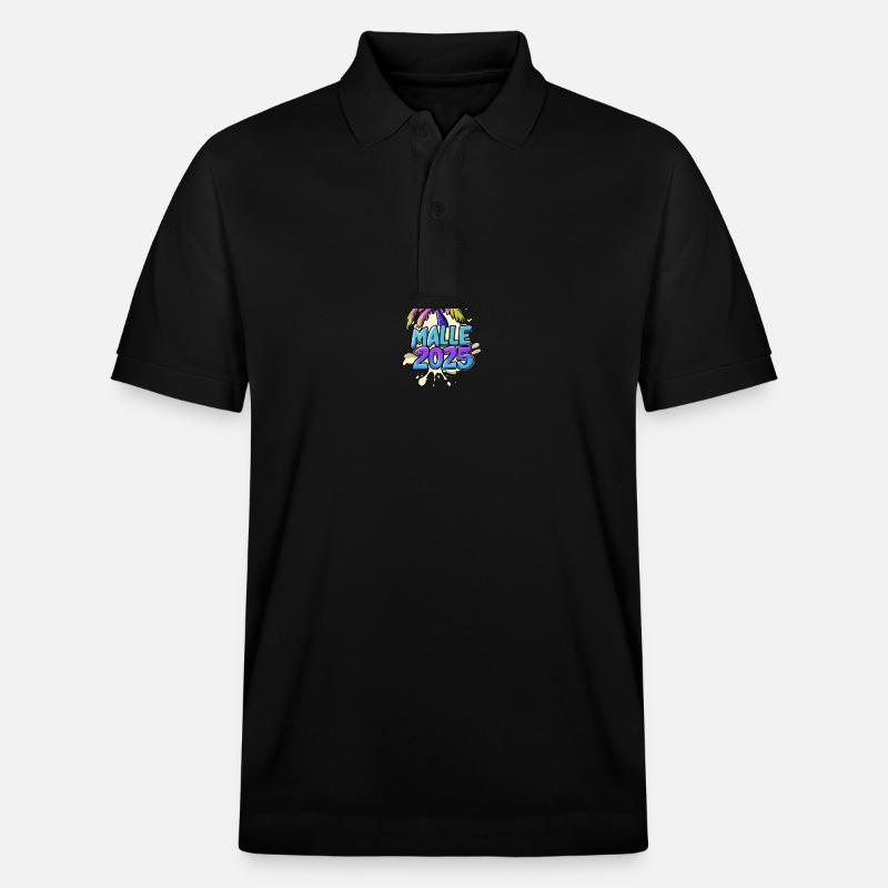 Malle 2025 Palmier - Polo PREPSTER bio Stanley/Stella Unisexe - noir