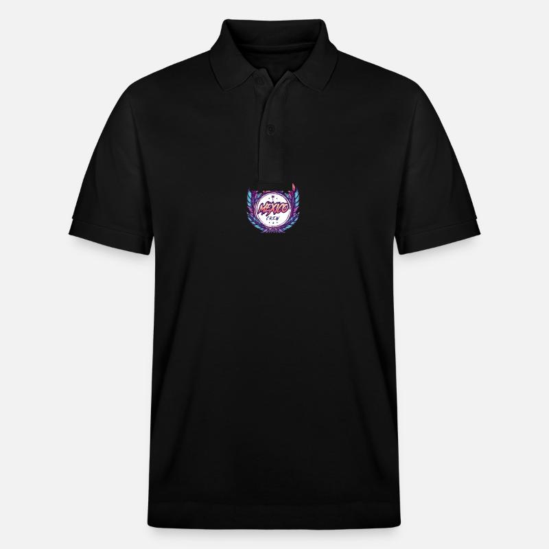 Mexiko Crew Bunt - Stanley/Stella Unisex Bio-Poloshirt PREPSTER - Schwarz