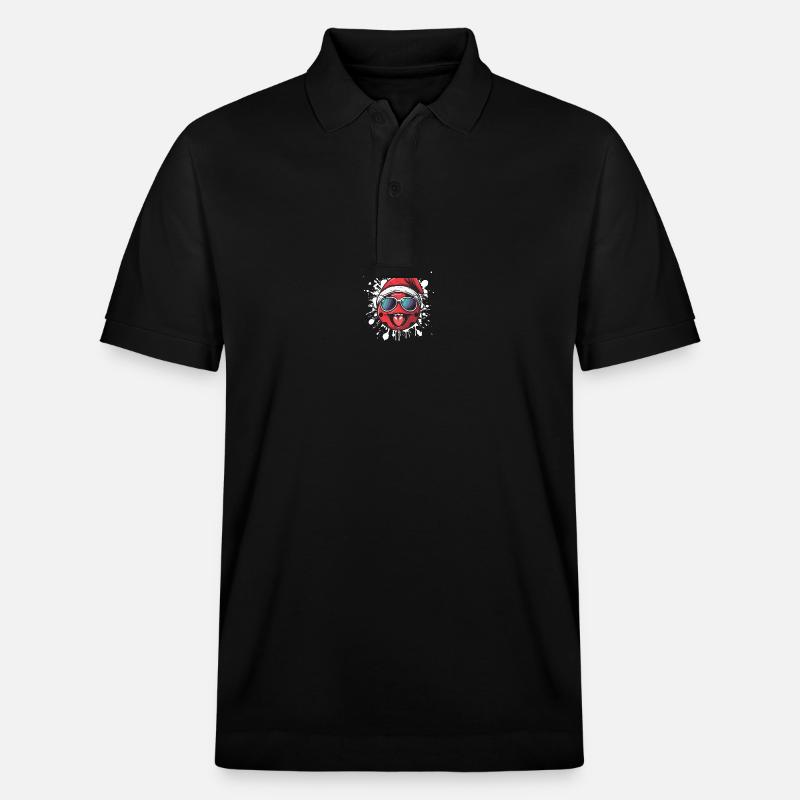 Marienkäfer Weihnachten Lustig - Stanley/Stella Unisex Bio-Poloshirt PREPSTER - Schwarz