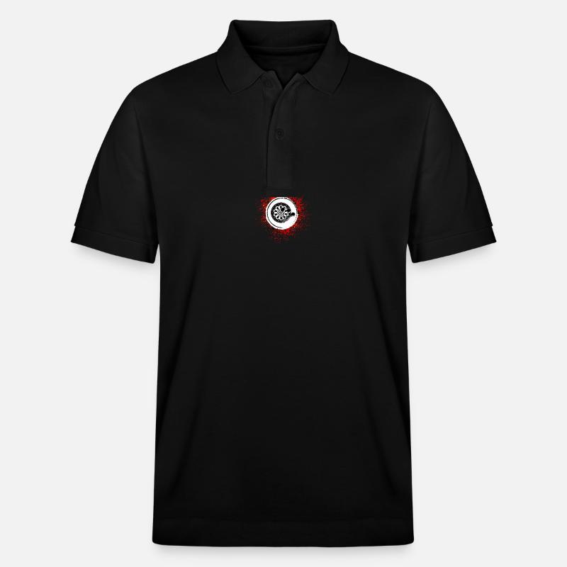 Darts Sport Symbol - Stanley/Stella Unisex Bio-Poloshirt PREPSTER - Schwarz