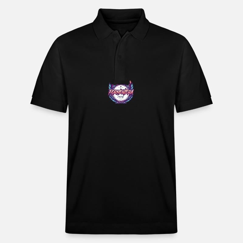 Formentera Crew Bunt - Stanley/Stella Unisex Bio-Poloshirt PREPSTER - Schwarz