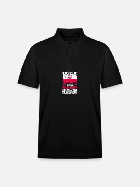 Pole Polnisch Polen - Stanley/Stella Unisex Bio-Poloshirt PREPSTER - Schwarz