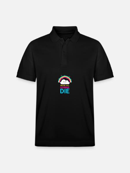 Wir werden alle sterben - Stanley/Stella Unisex Bio-Poloshirt PREPSTER - Schwarz