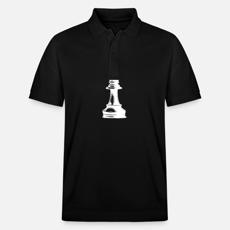 Jeu d’échecs Pièce d’échecs King - Polo PREPSTER bio Stanley/Stella Unisexe - noir