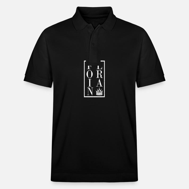 Florian - Polo PREPSTER bio Stanley/Stella Unisexe - noir